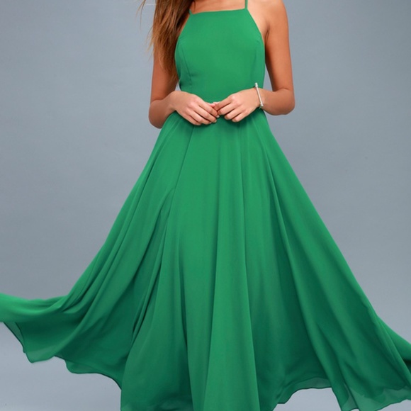 Lulus Dresses & Skirts - Lulus Mythical Kind of Love Green Maxi Dress